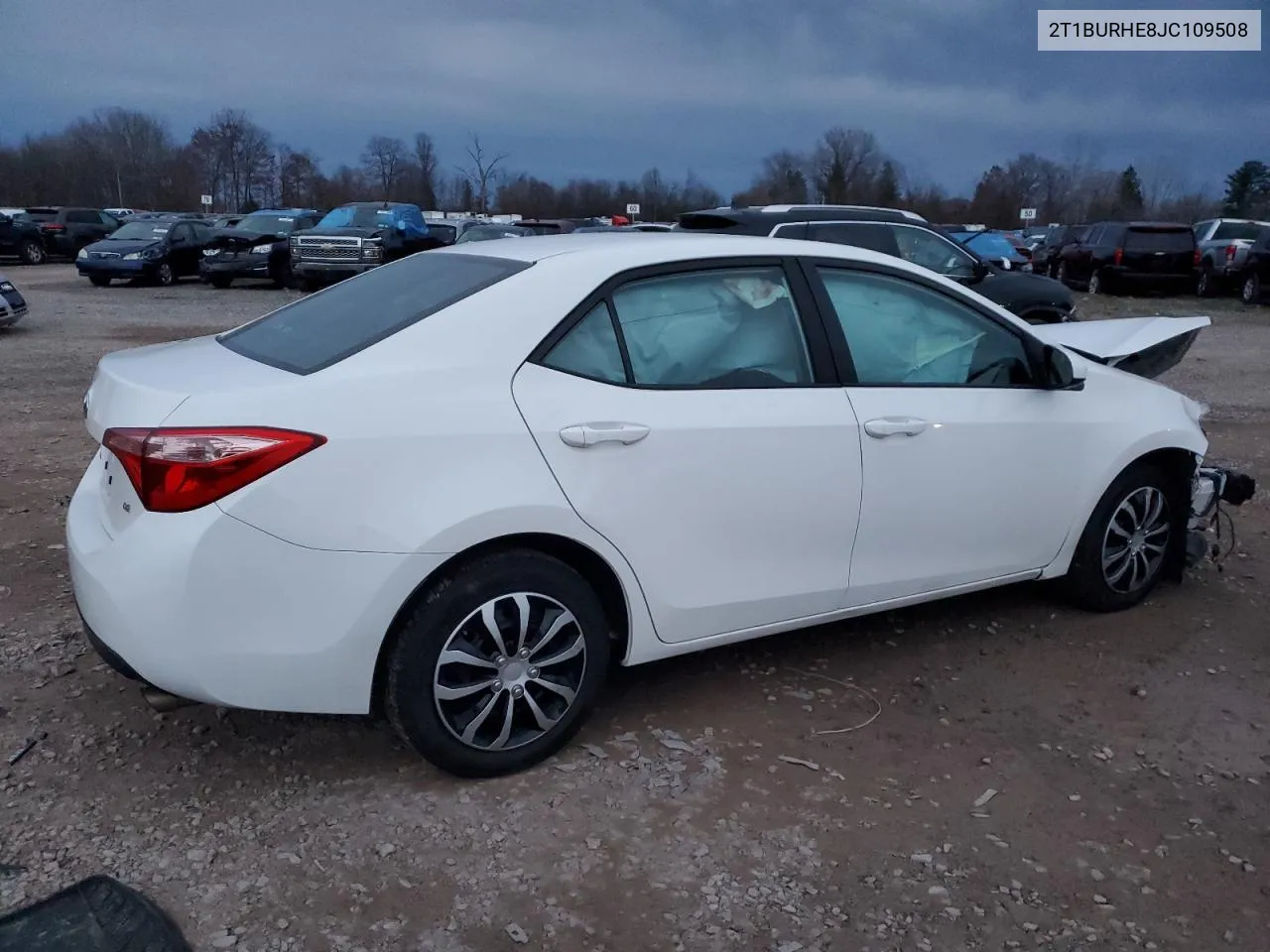 2018 Toyota Corolla L VIN: 2T1BURHE8JC109508 Lot: 80350684