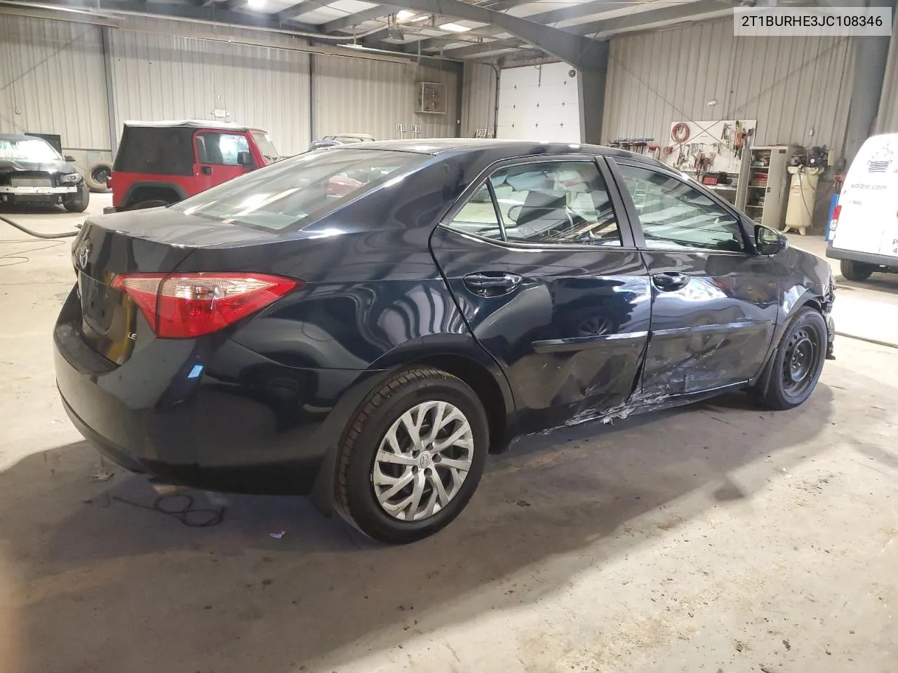 2018 Toyota Corolla L VIN: 2T1BURHE3JC108346 Lot: 80434054