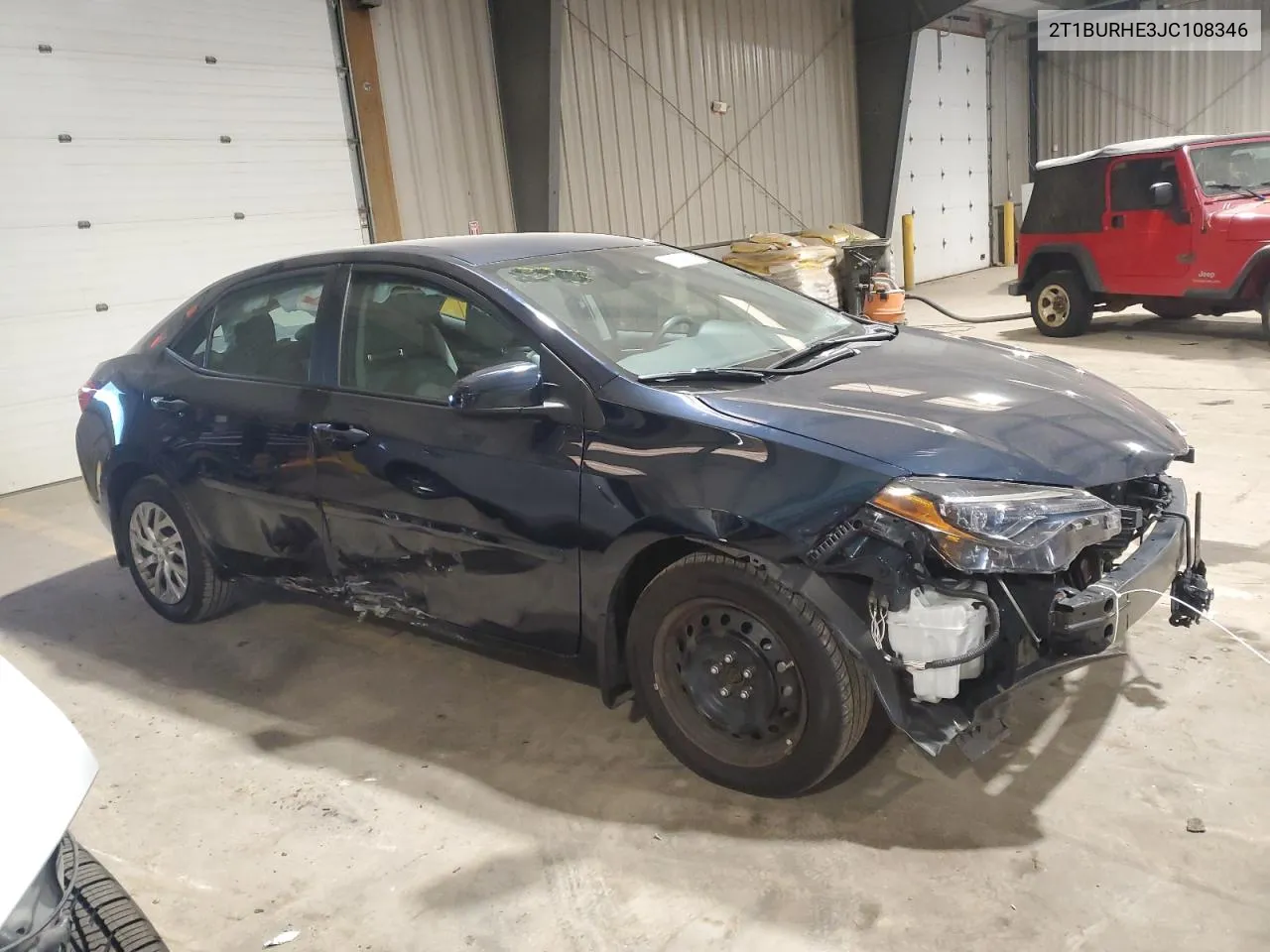 2018 Toyota Corolla L VIN: 2T1BURHE3JC108346 Lot: 80434054