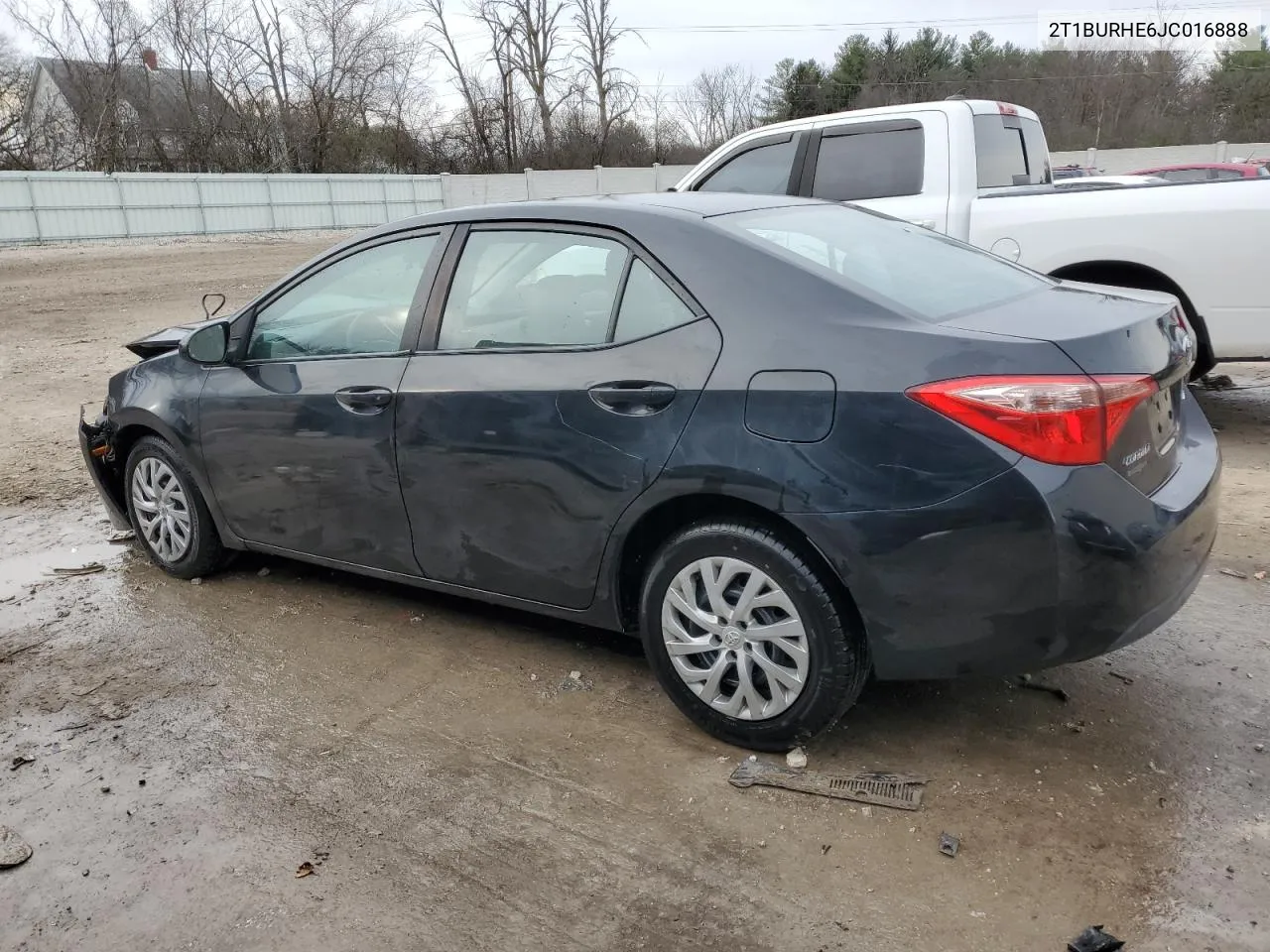 2018 Toyota Corolla L VIN: 2T1BURHE6JC016888 Lot: 80493704