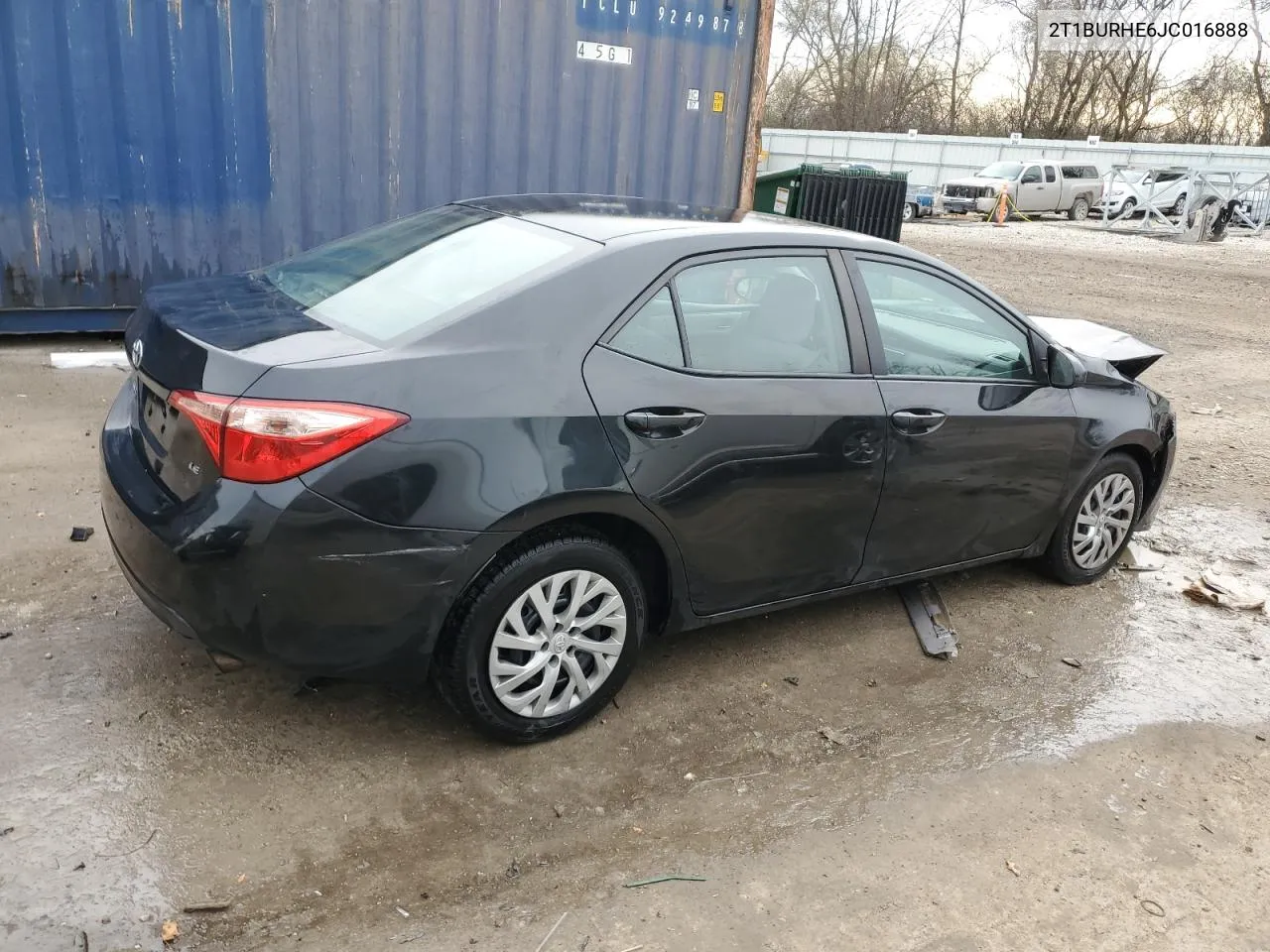 2018 Toyota Corolla L VIN: 2T1BURHE6JC016888 Lot: 80493704