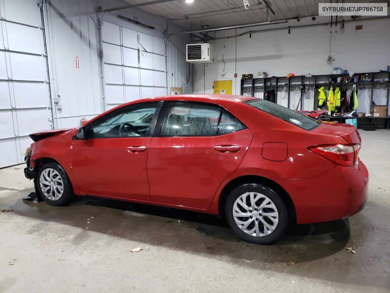 2018 Toyota Corolla L VIN: 5YFBURHE7JP786758 Lot: 80642634