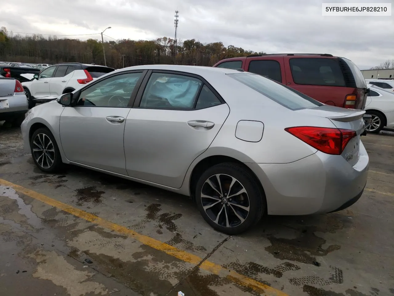 2018 Toyota Corolla L VIN: 5YFBURHE6JP828210 Lot: 80816094