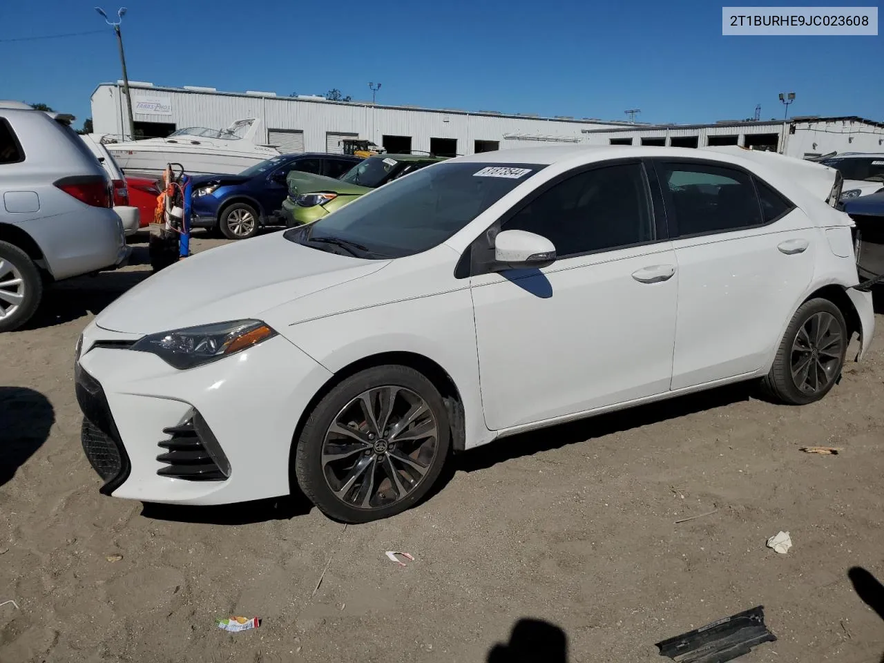 2018 Toyota Corolla L VIN: 2T1BURHE9JC023608 Lot: 81873544