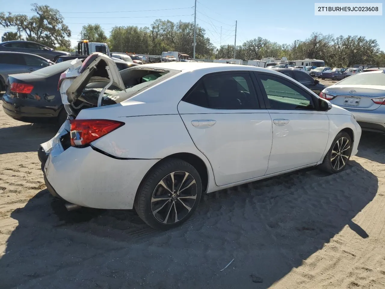 2018 Toyota Corolla L VIN: 2T1BURHE9JC023608 Lot: 81873544