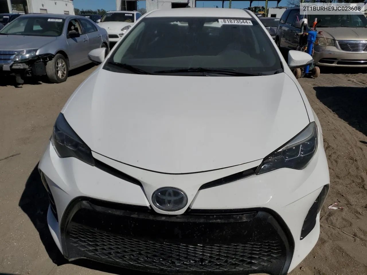 2018 Toyota Corolla L VIN: 2T1BURHE9JC023608 Lot: 81873544