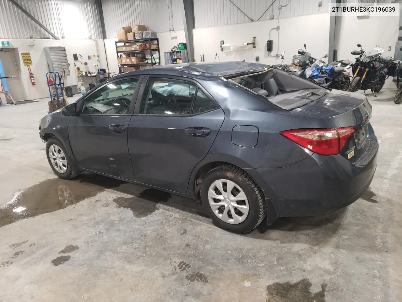 2019 Toyota Corolla L VIN: 2T1BURHE3KC196039 Lot: 37037274