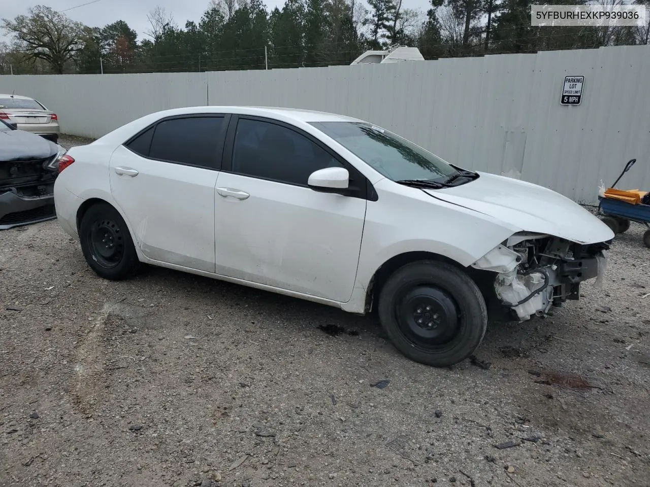 2019 Toyota Corolla L VIN: 5YFBURHEXKP939036 Lot: 45531794