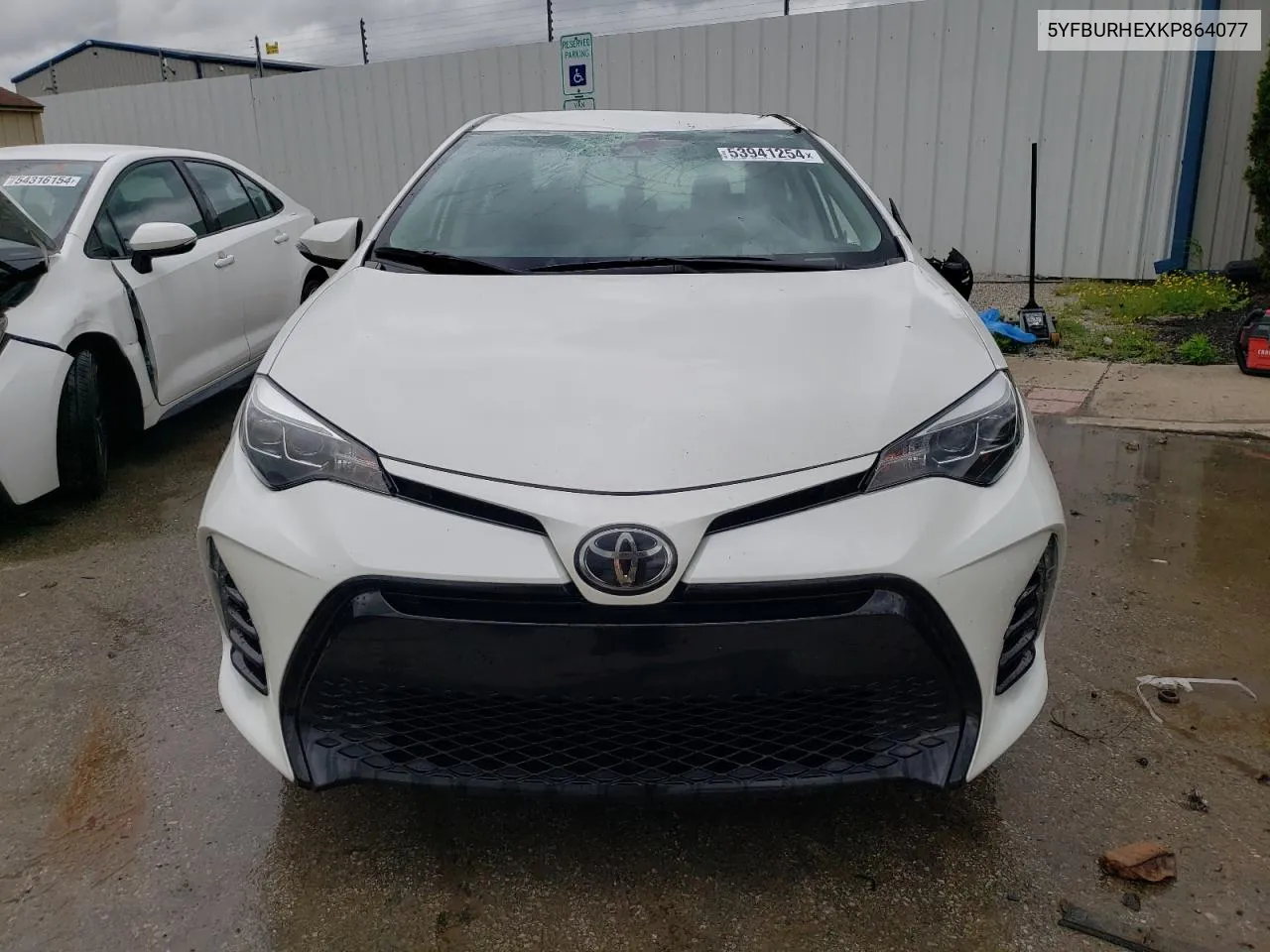 2019 Toyota Corolla L VIN: 5YFBURHEXKP864077 Lot: 53941254