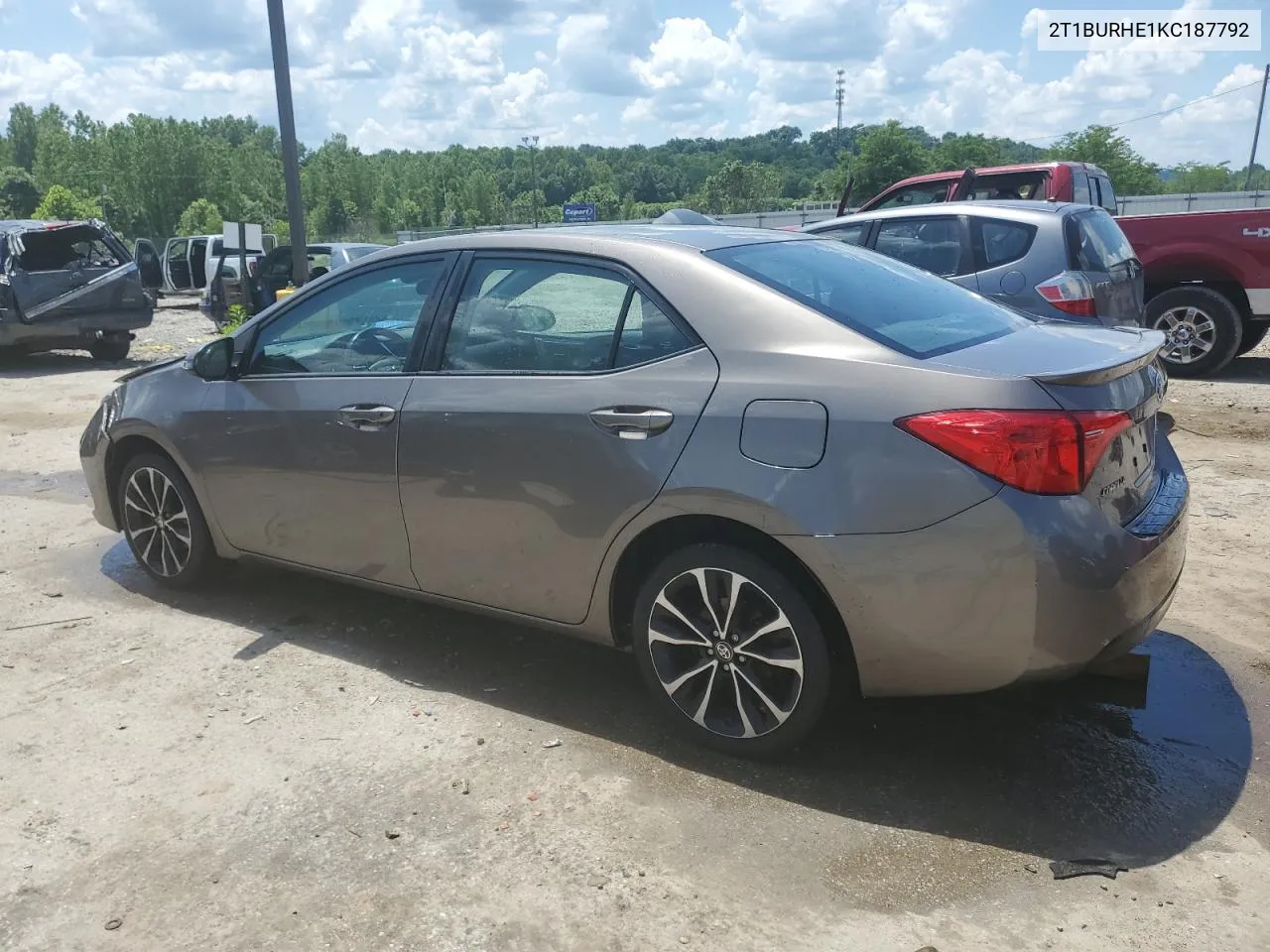 2019 Toyota Corolla L VIN: 2T1BURHE1KC187792 Lot: 55214904