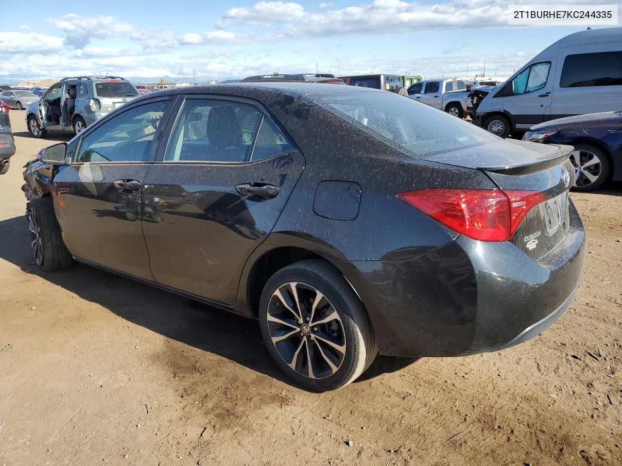 2019 Toyota Corolla L VIN: 2T1BURHE7KC244335 Lot: 55566954