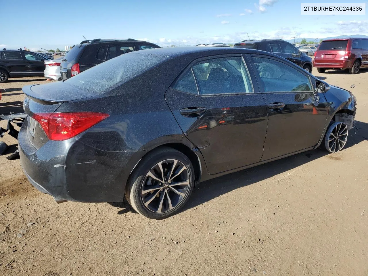 2019 Toyota Corolla L VIN: 2T1BURHE7KC244335 Lot: 55566954