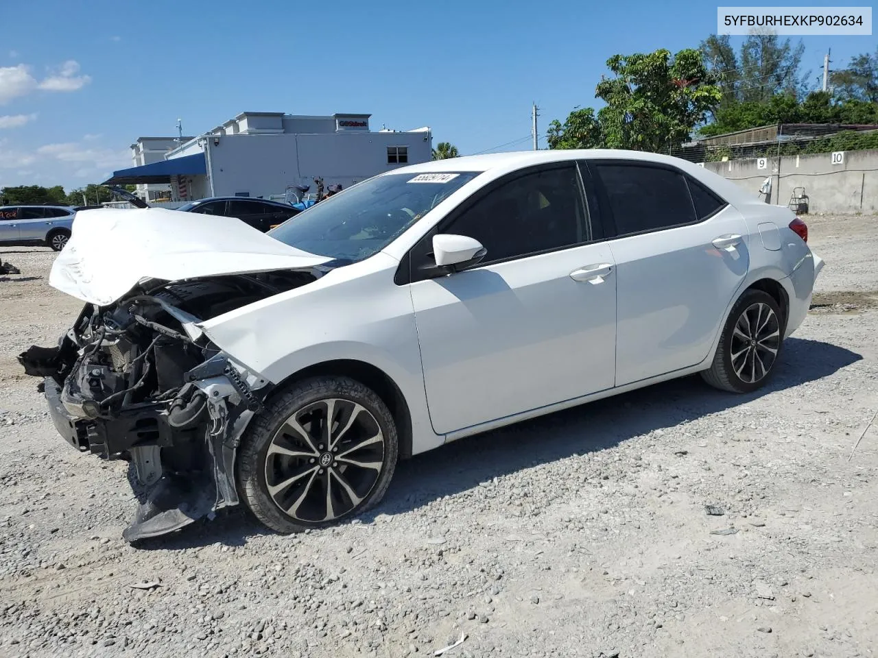 2019 Toyota Corolla L VIN: 5YFBURHEXKP902634 Lot: 55829714