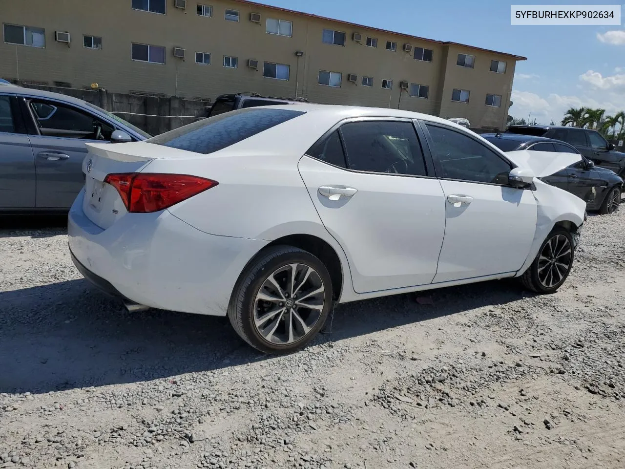 2019 Toyota Corolla L VIN: 5YFBURHEXKP902634 Lot: 55829714