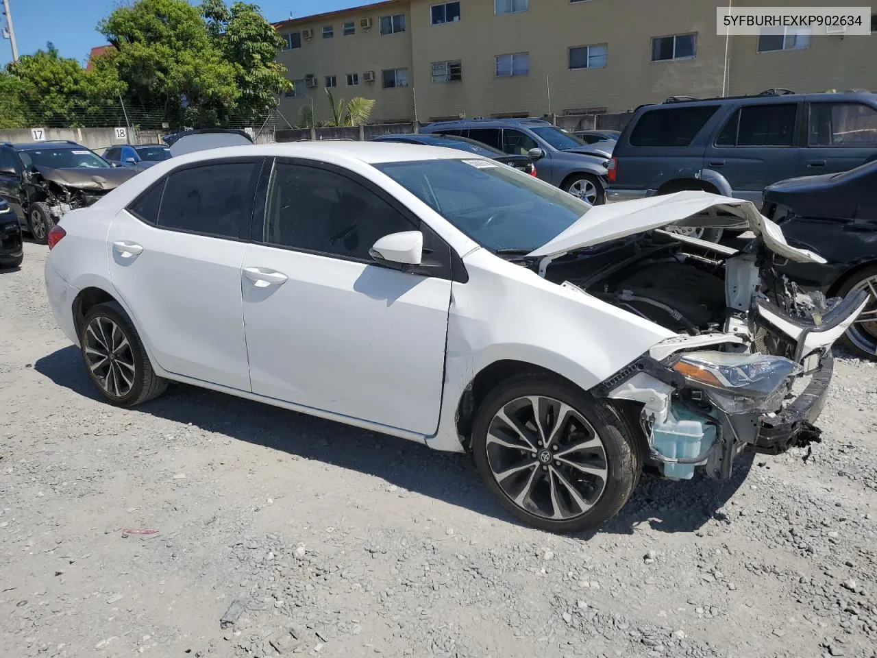 2019 Toyota Corolla L VIN: 5YFBURHEXKP902634 Lot: 55829714