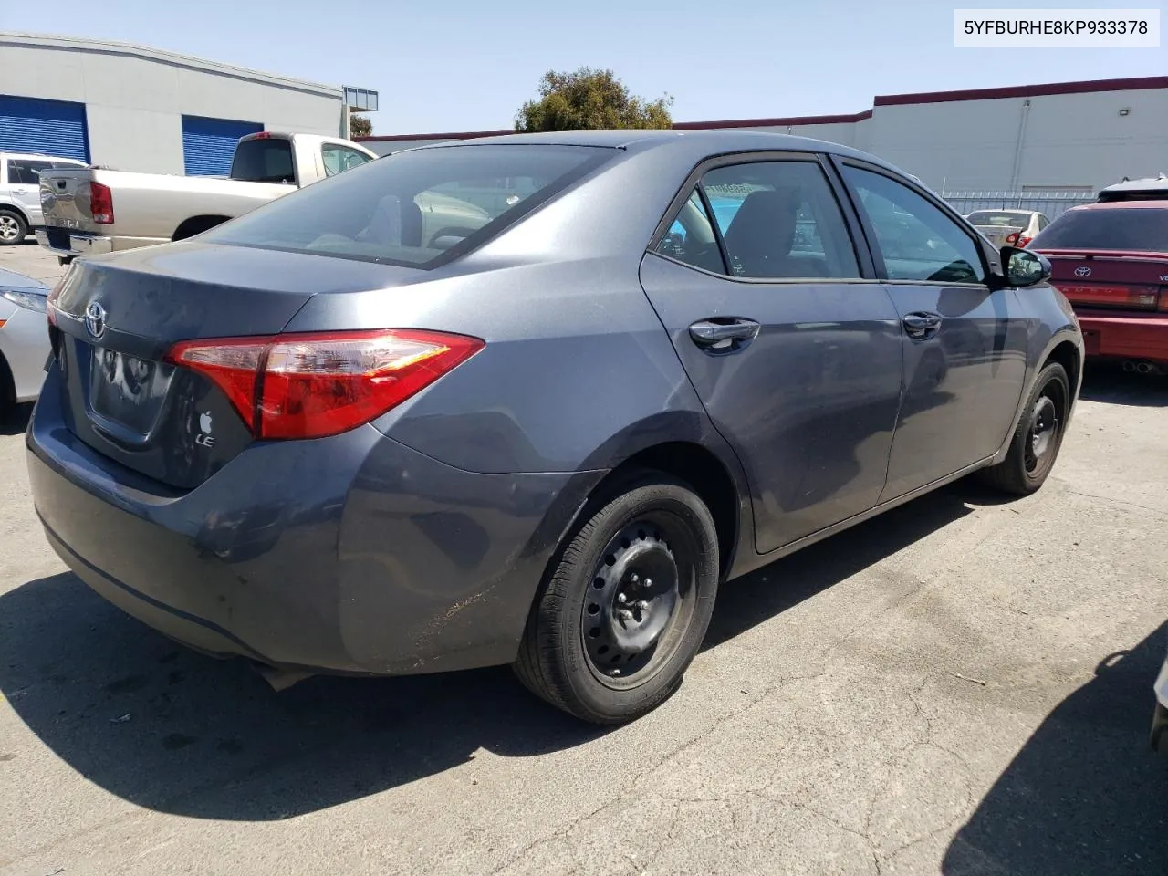 2019 Toyota Corolla L VIN: 5YFBURHE8KP933378 Lot: 55898074