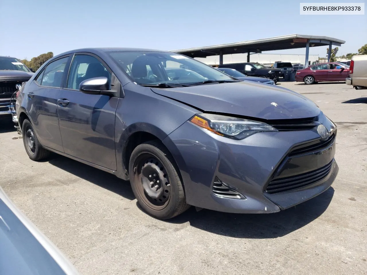 2019 Toyota Corolla L VIN: 5YFBURHE8KP933378 Lot: 55898074