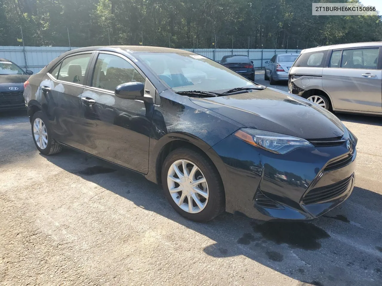 2019 Toyota Corolla L VIN: 2T1BURHE6KC150866 Lot: 59855614