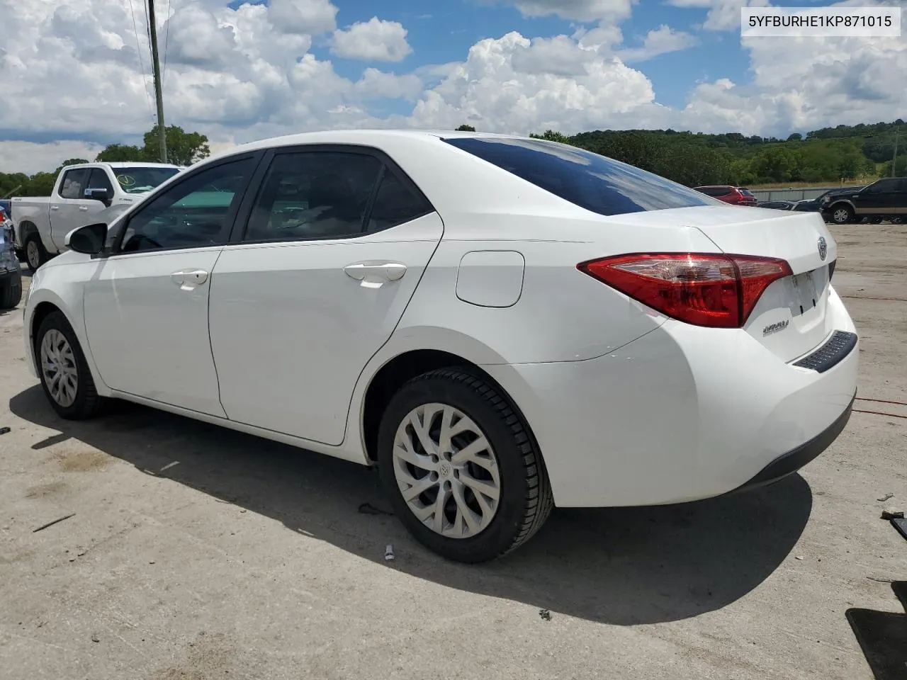 2019 Toyota Corolla L VIN: 5YFBURHE1KP871015 Lot: 61136034