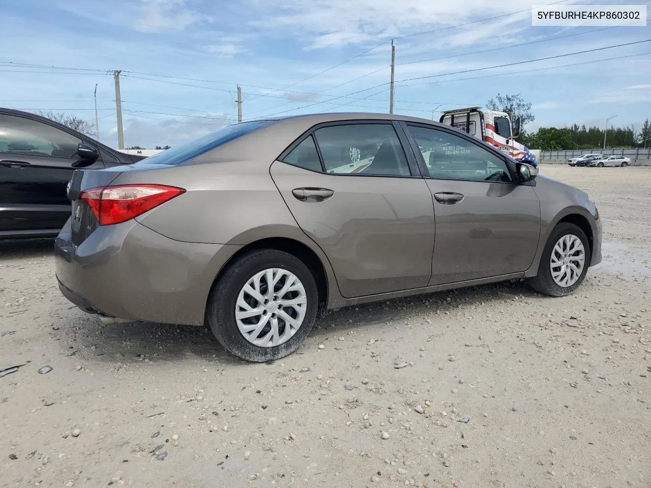 2019 Toyota Corolla L VIN: 5YFBURHE4KP860302 Lot: 61280924