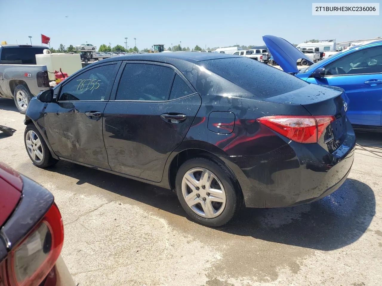 2019 Toyota Corolla L VIN: 2T1BURHE3KC236006 Lot: 61627524