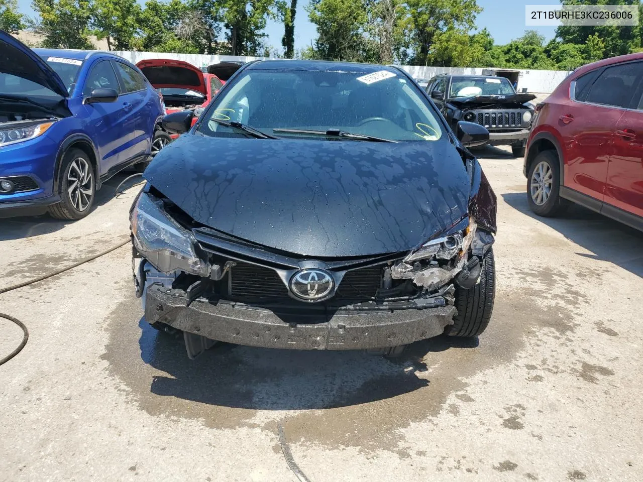 2019 Toyota Corolla L VIN: 2T1BURHE3KC236006 Lot: 61627524