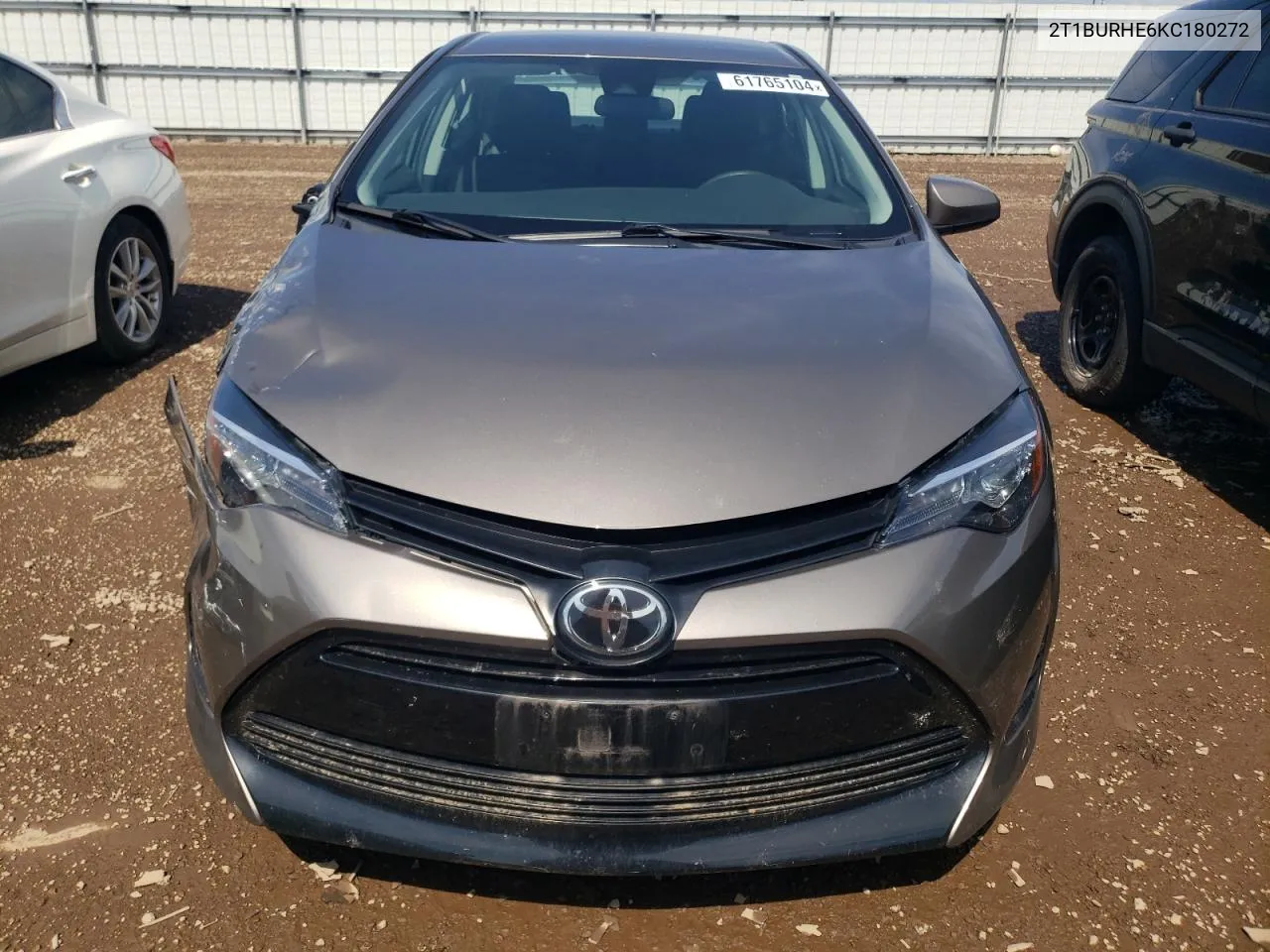 2019 Toyota Corolla L VIN: 2T1BURHE6KC180272 Lot: 61765104