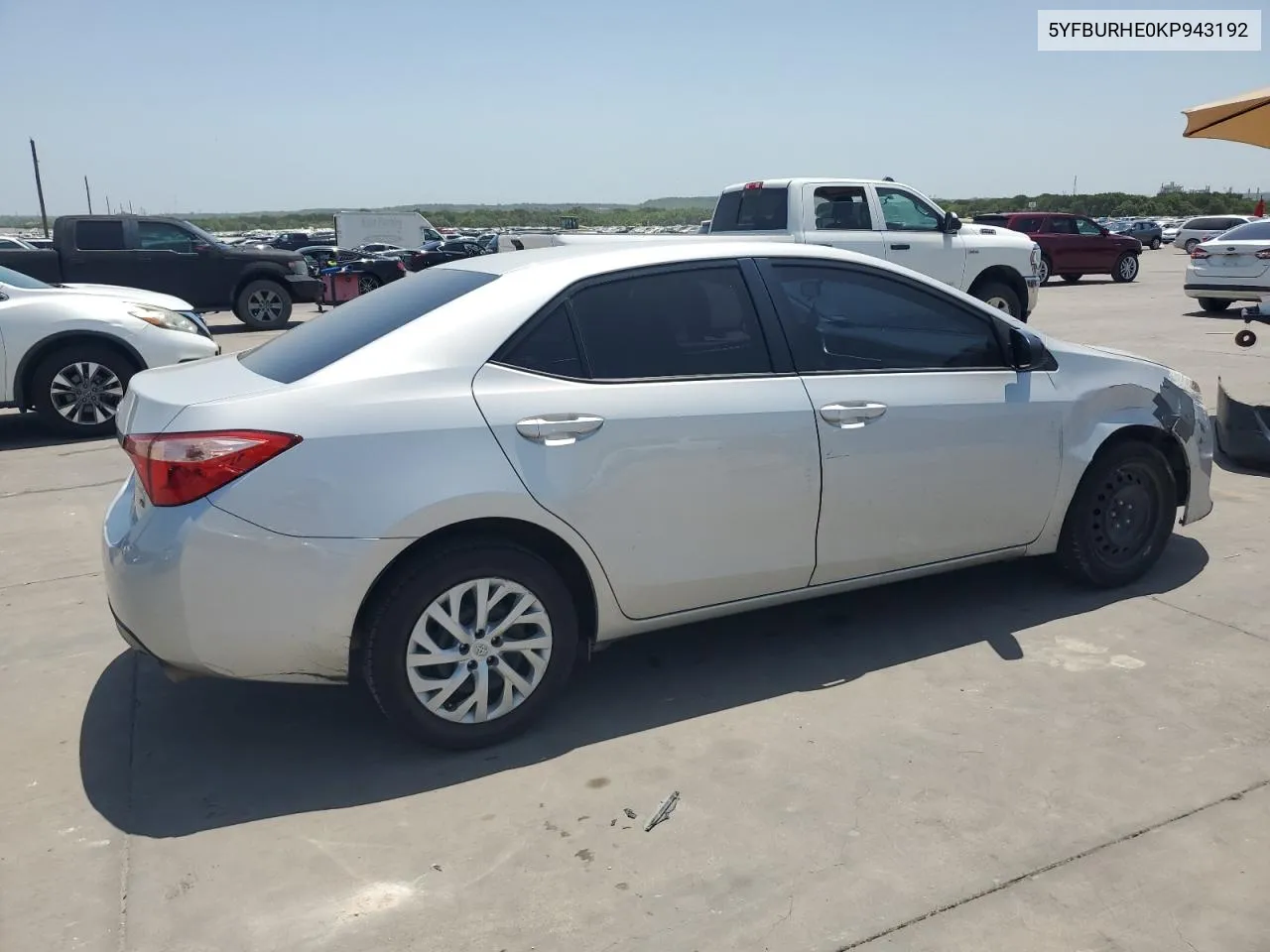 5YFBURHE0KP943192 2019 Toyota Corolla L