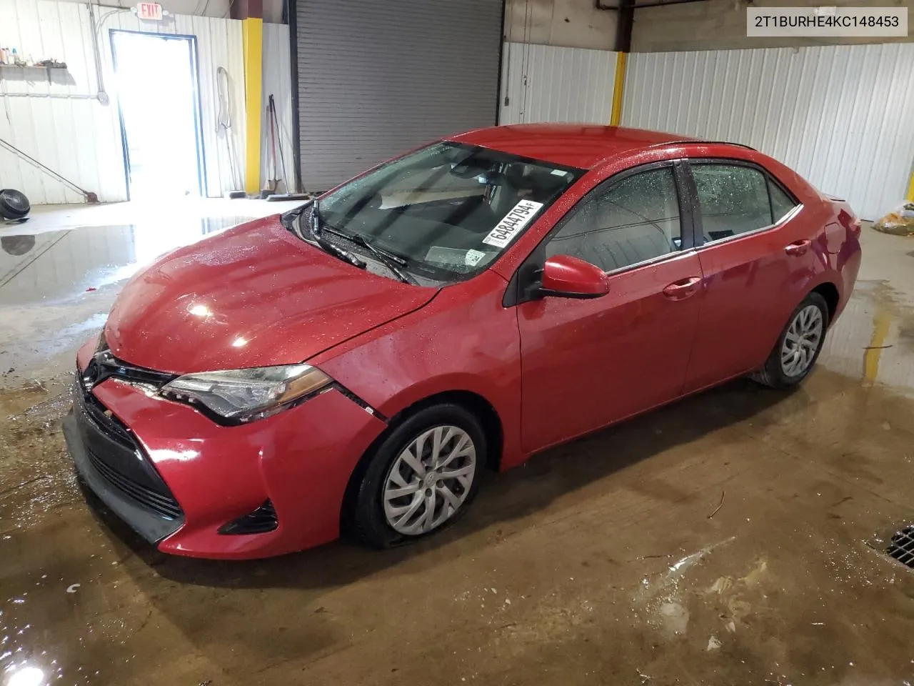 2T1BURHE4KC148453 2019 Toyota Corolla L