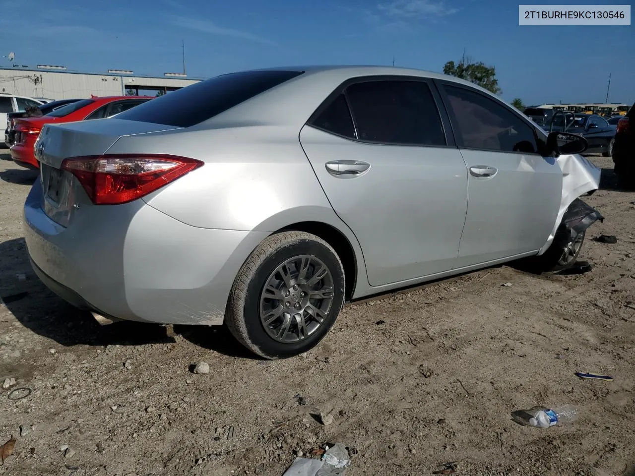 2019 Toyota Corolla L VIN: 2T1BURHE9KC130546 Lot: 65634064