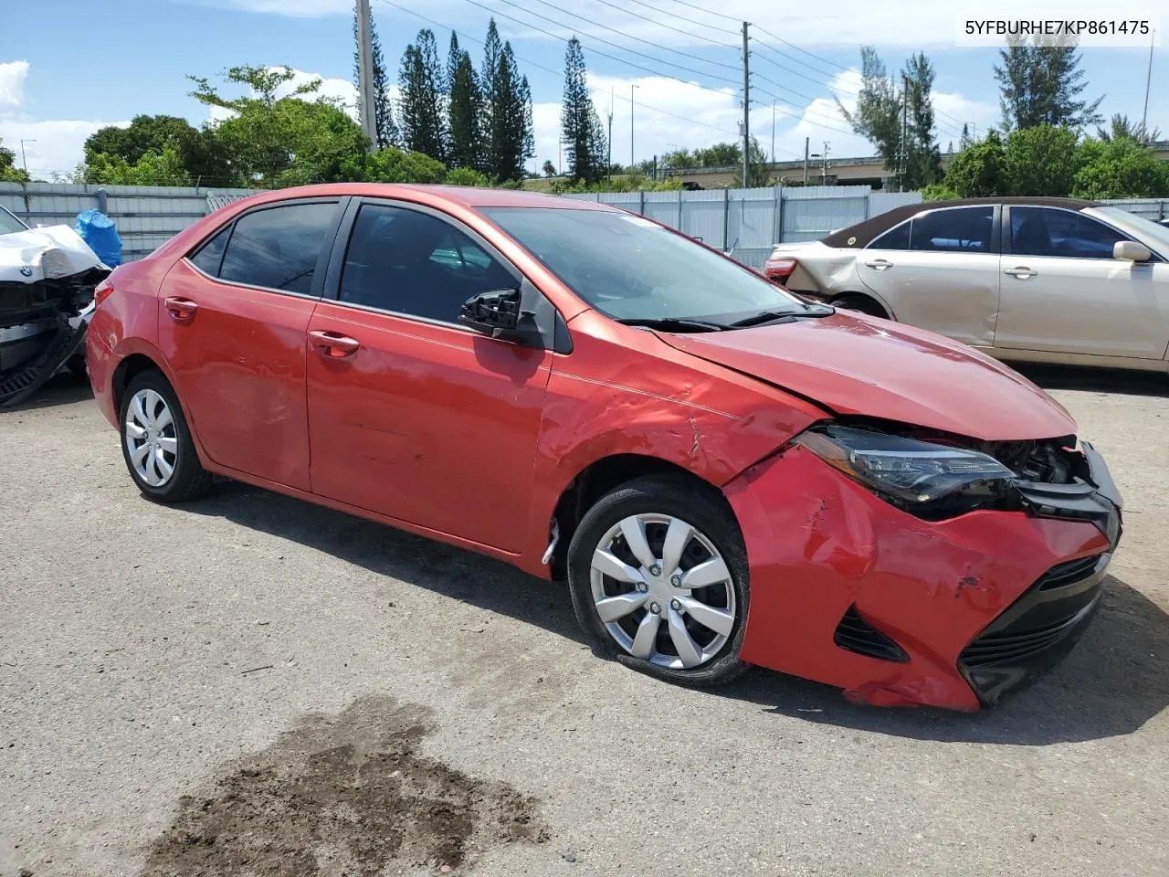 5YFBURHE7KP861475 2019 Toyota Corolla L