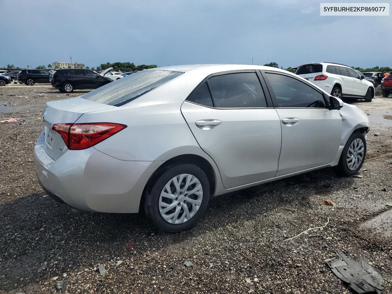 2019 Toyota Corolla L VIN: 5YFBURHE2KP869077 Lot: 66865664