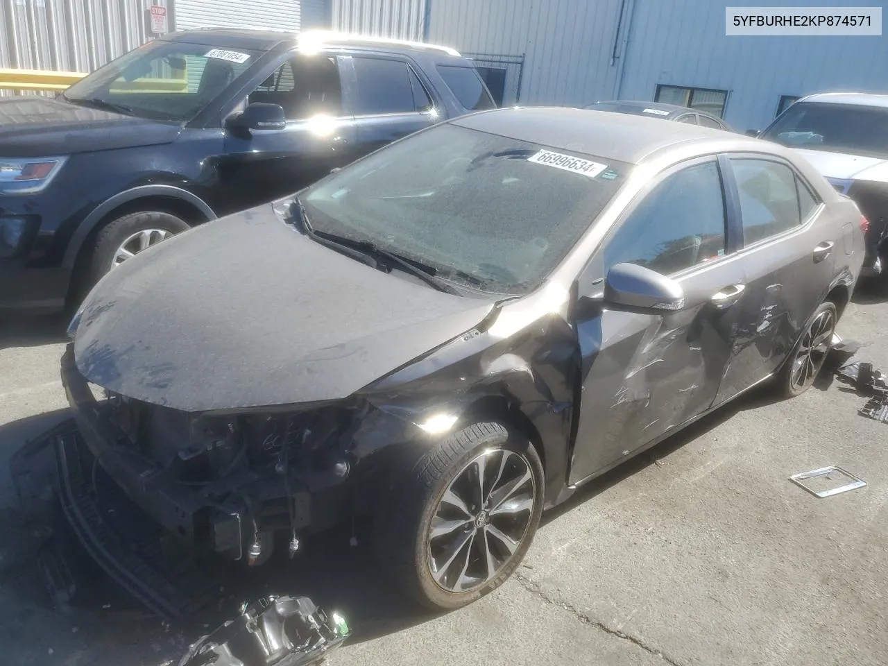 5YFBURHE2KP874571 2019 Toyota Corolla L