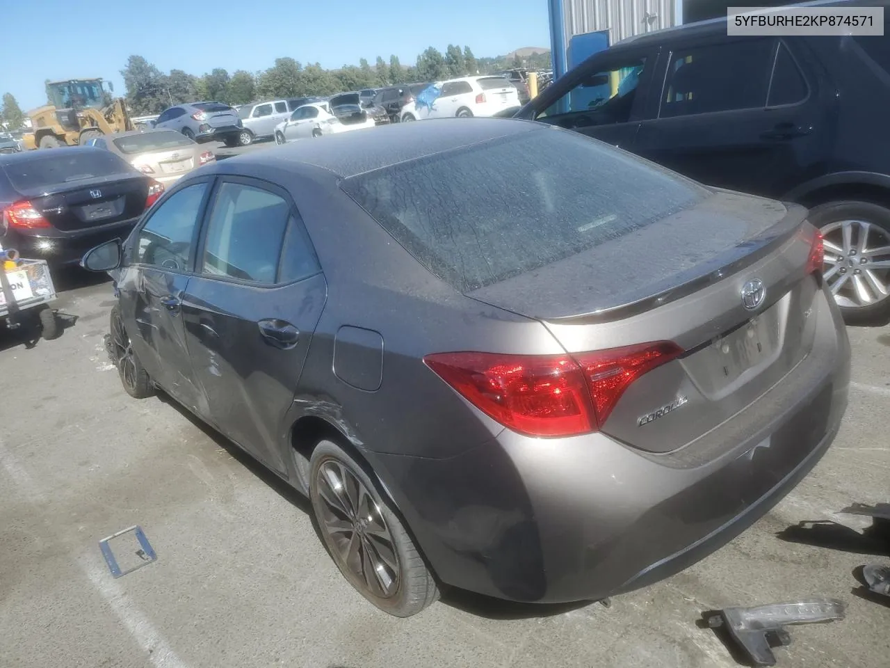 2019 Toyota Corolla L VIN: 5YFBURHE2KP874571 Lot: 66996634