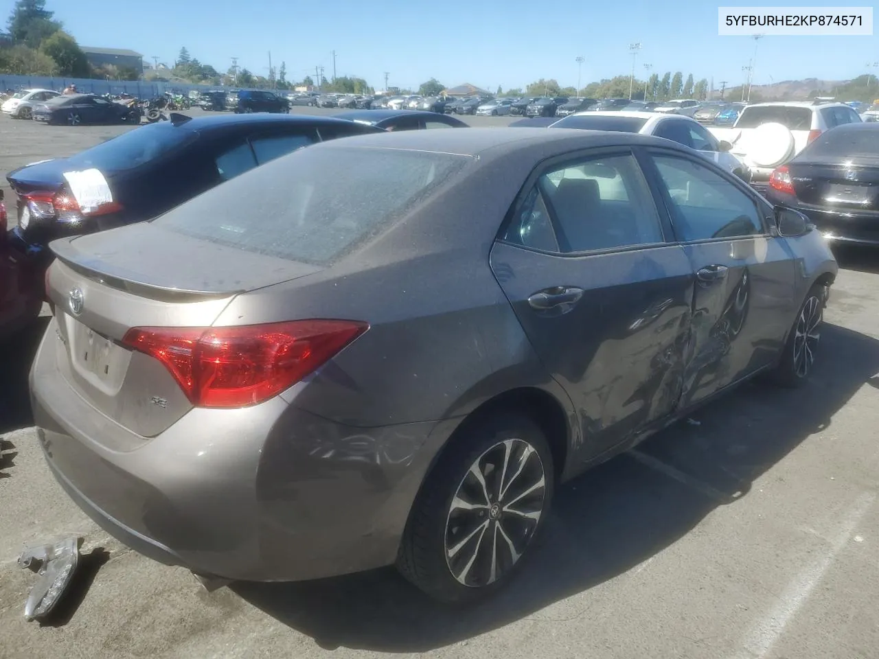 5YFBURHE2KP874571 2019 Toyota Corolla L