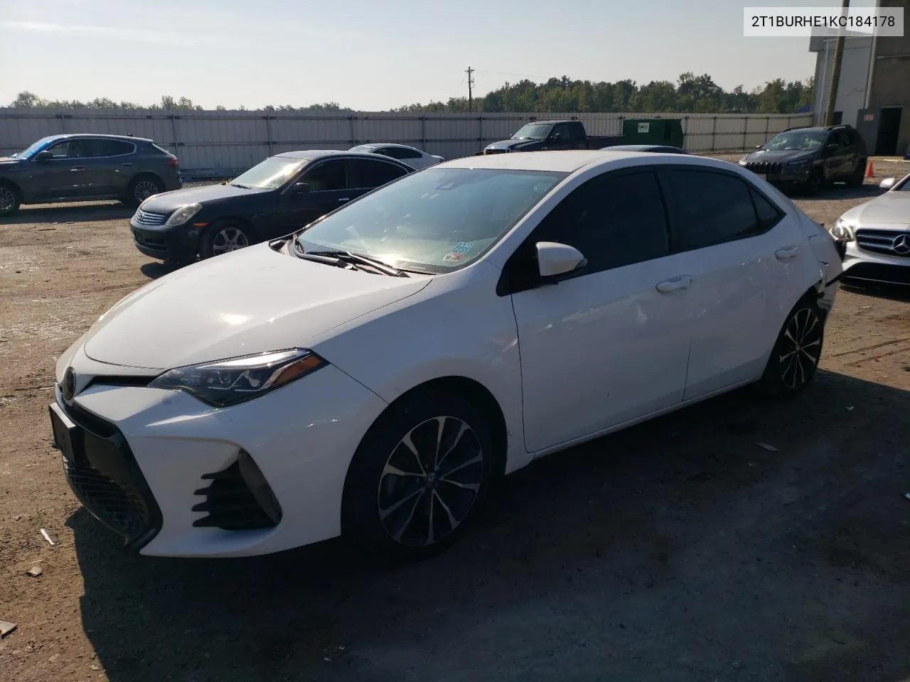 2T1BURHE1KC184178 2019 Toyota Corolla L