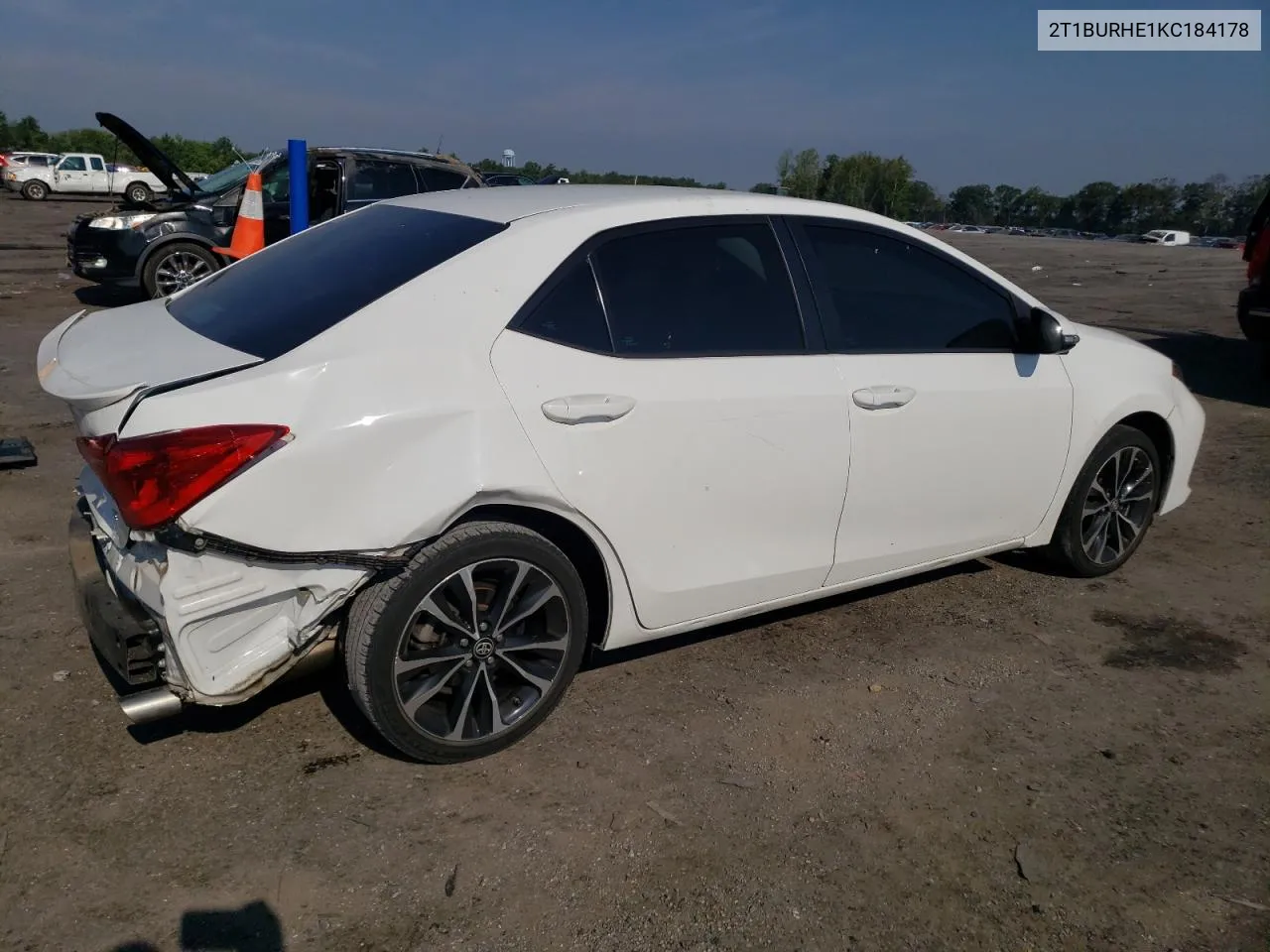 2019 Toyota Corolla L VIN: 2T1BURHE1KC184178 Lot: 67126163