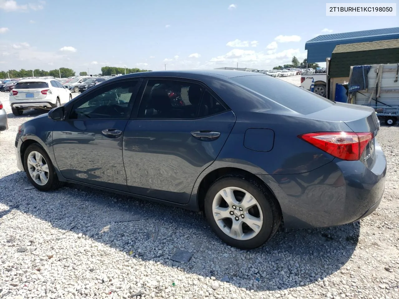 2019 Toyota Corolla L VIN: 2T1BURHE1KC198050 Lot: 67458454