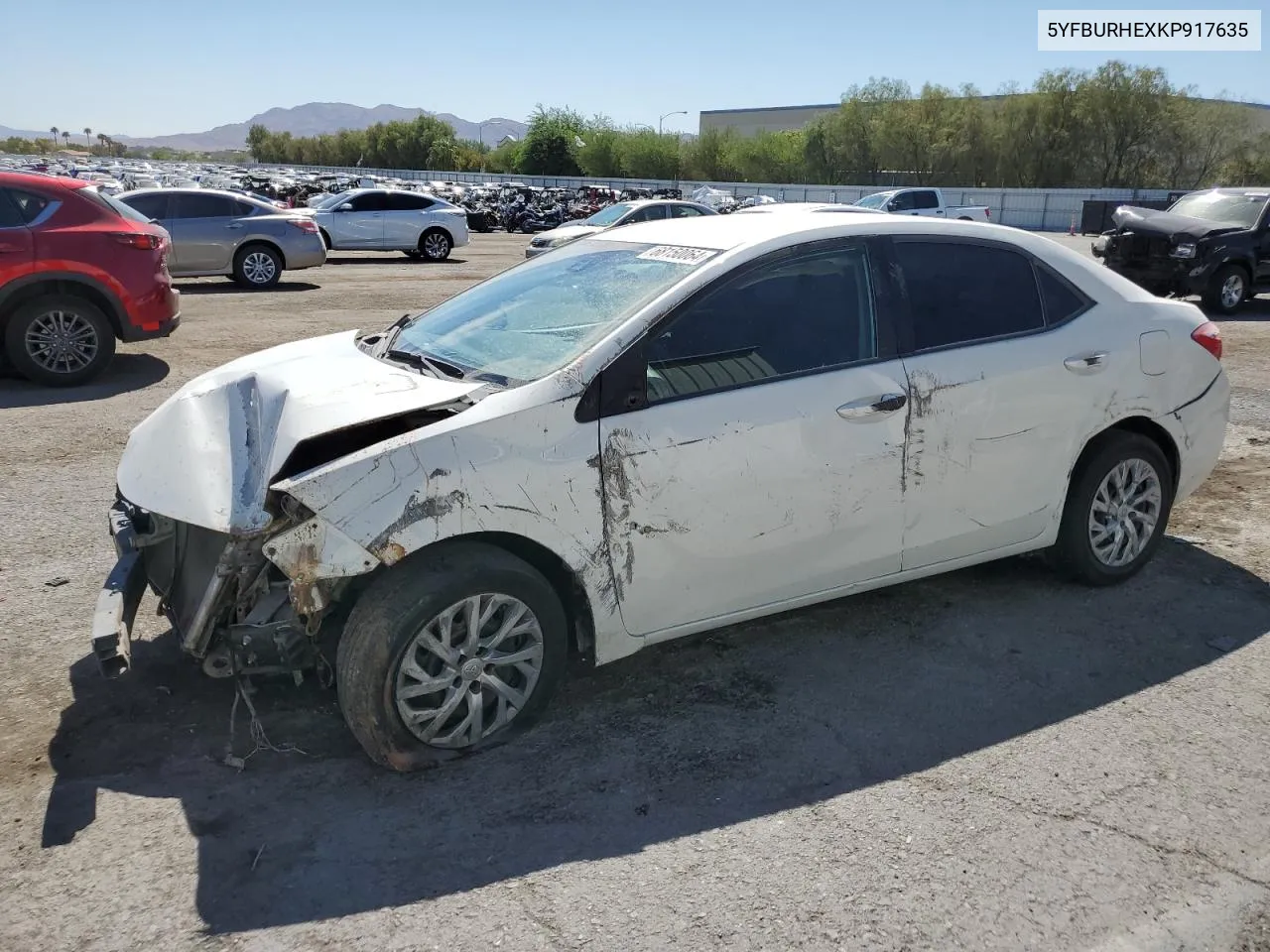 2019 Toyota Corolla L VIN: 5YFBURHEXKP917635 Lot: 68150064