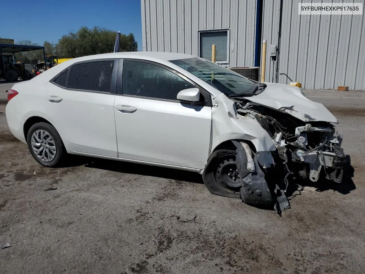 2019 Toyota Corolla L VIN: 5YFBURHEXKP917635 Lot: 68150064