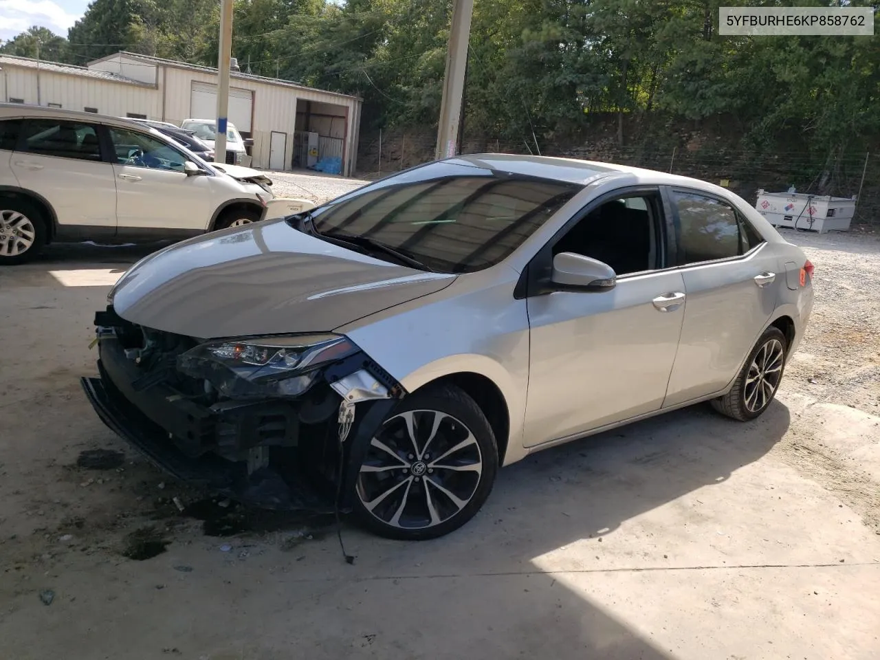 5YFBURHE6KP858762 2019 Toyota Corolla L