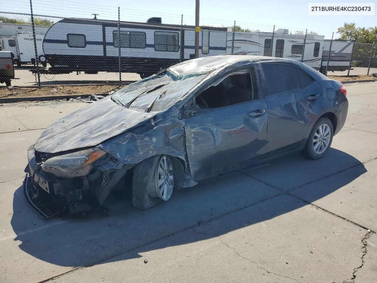 2019 Toyota Corolla L VIN: 2T1BURHE4KC230473 Lot: 69446964