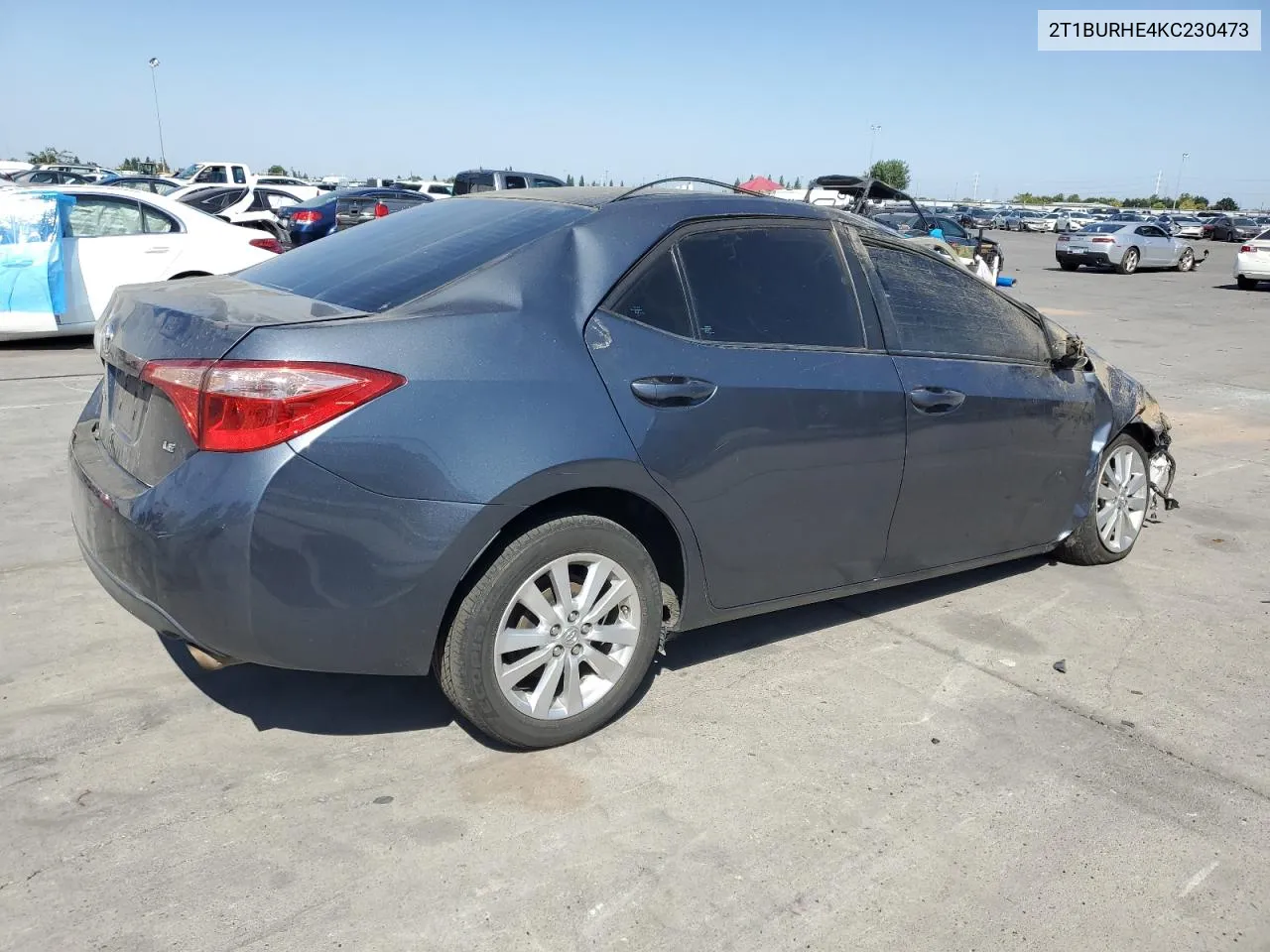 2019 Toyota Corolla L VIN: 2T1BURHE4KC230473 Lot: 69446964