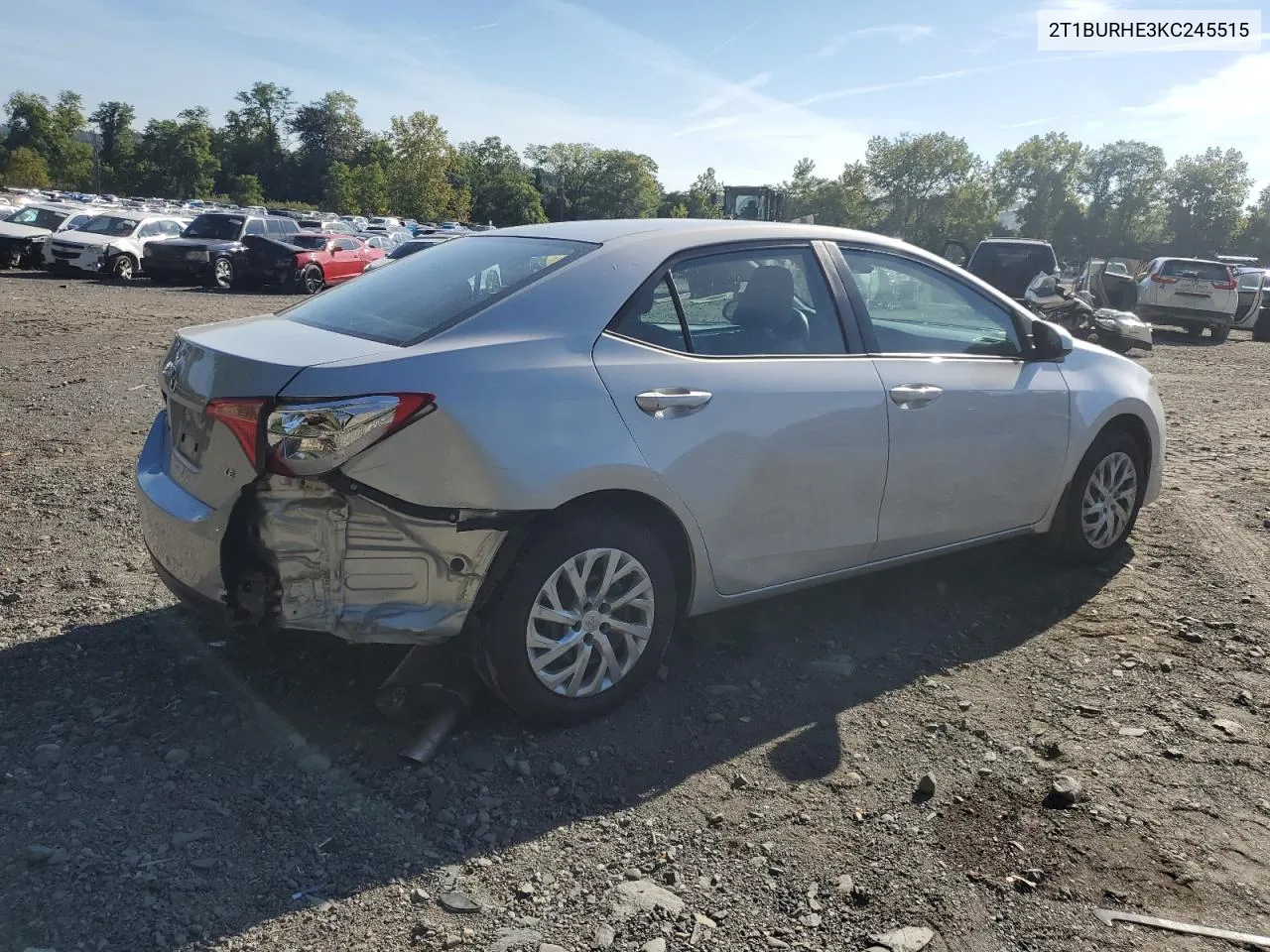 2019 Toyota Corolla L VIN: 2T1BURHE3KC245515 Lot: 69633374