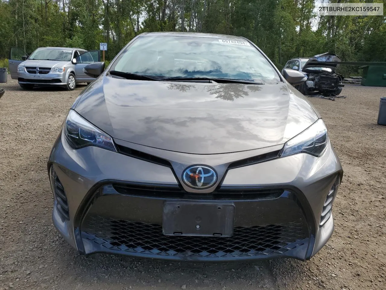 2019 Toyota Corolla L VIN: 2T1BURHE2KC159547 Lot: 69742494