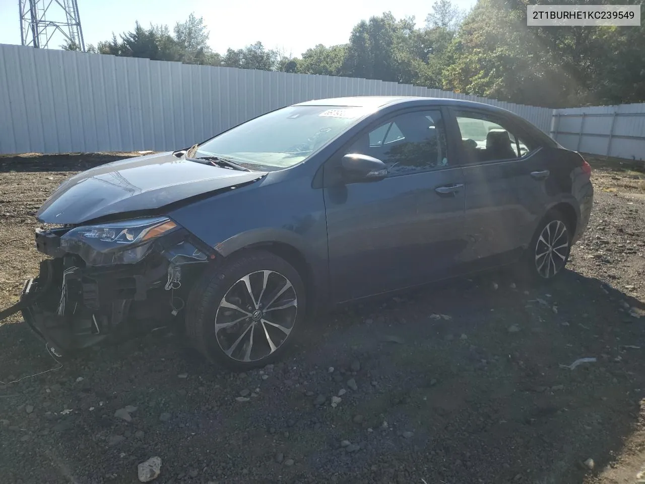 2019 Toyota Corolla L VIN: 2T1BURHE1KC239549 Lot: 69793394