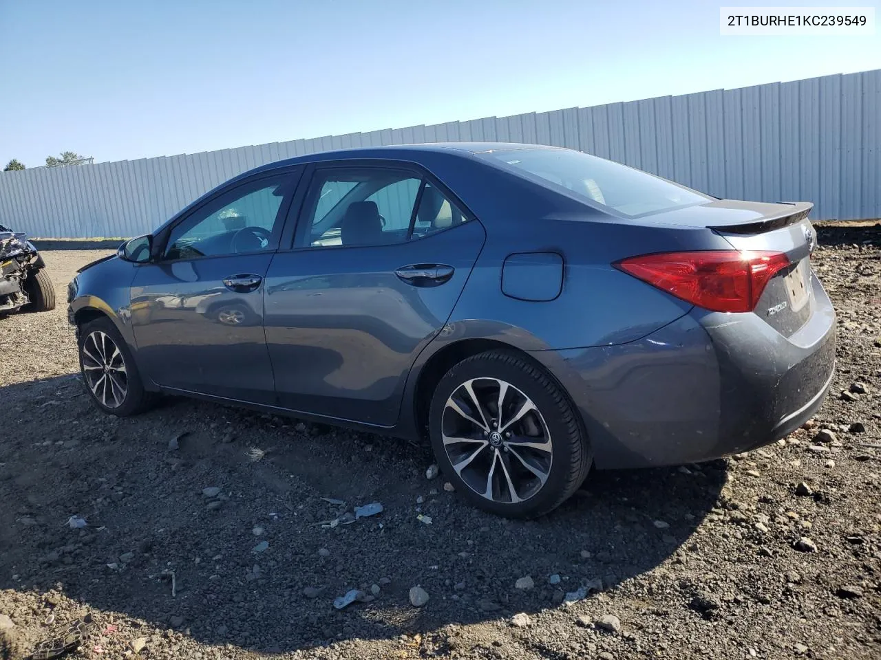 2019 Toyota Corolla L VIN: 2T1BURHE1KC239549 Lot: 69793394