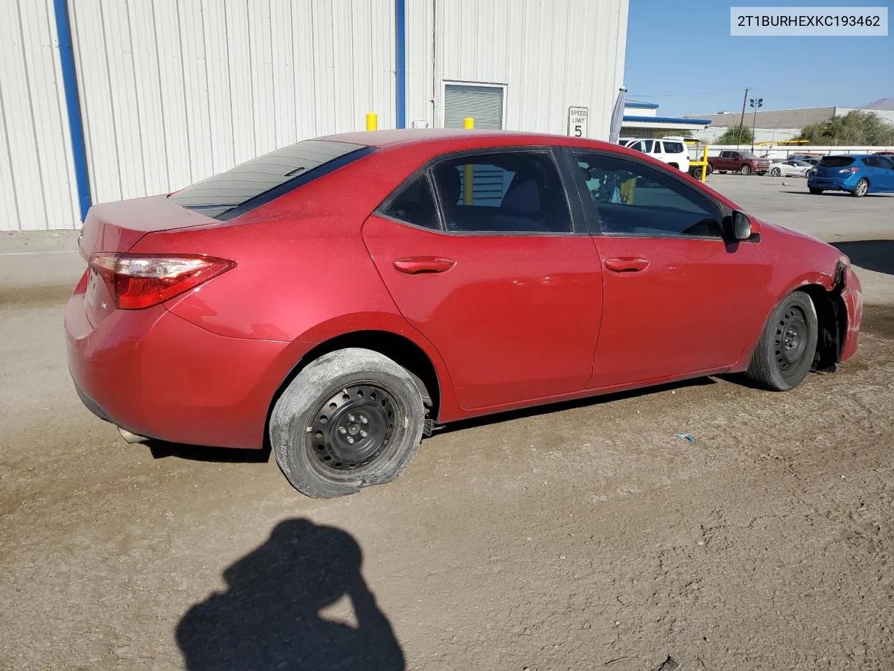 2019 Toyota Corolla L VIN: 2T1BURHEXKC193462 Lot: 70051944