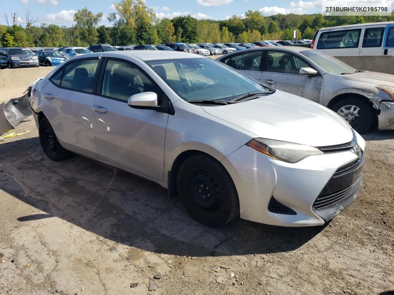 2019 Toyota Corolla L VIN: 2T1BURHE9KC195798 Lot: 70332634