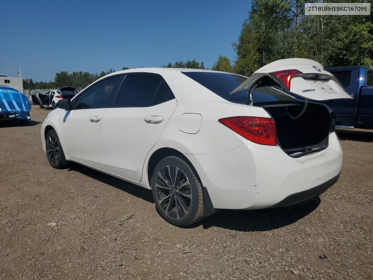 2019 Toyota Corolla L VIN: 2T1BURHE8KC167099 Lot: 70420764